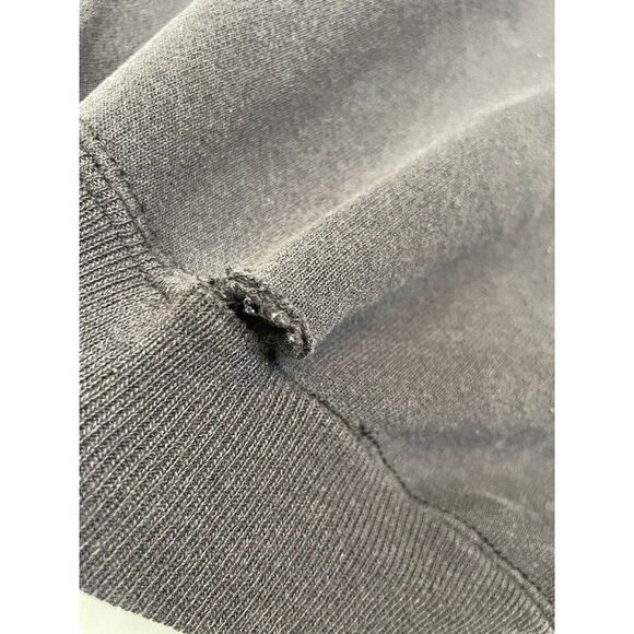 VINTAGE Maxum Deadbolt Medeco Crewneck Sweatshirt Men Large Black USA 90s - Picture 5 of 8